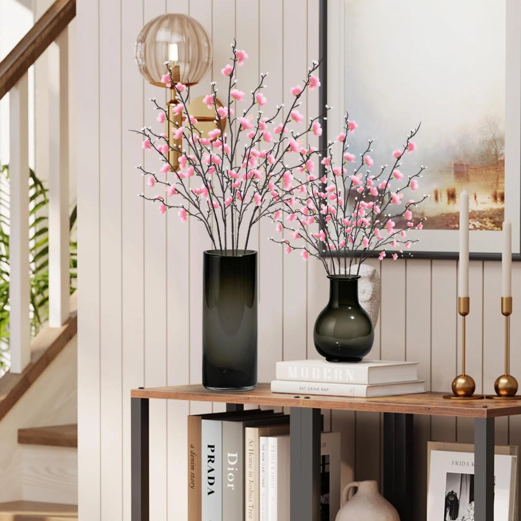 Fiori di ciliegio artificiali, 6 pezzi, 55 cm, rosa, per decorazioni fai-da-te
