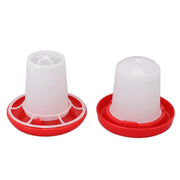 Set automatico per l'alimentazione e l'abbeveraggio dei pulcini, in plastica, capacità: 160 grammi + 160 millilitri