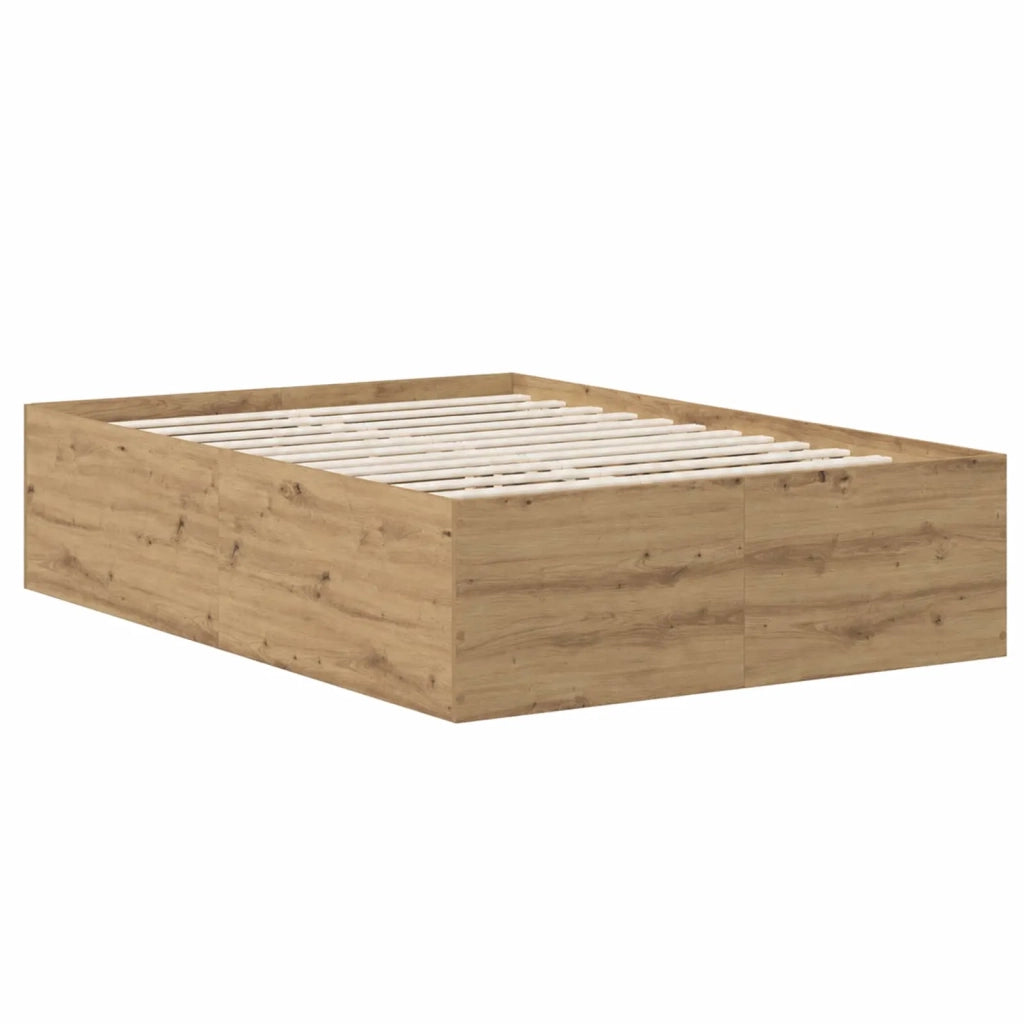 Letto matrimoniale con testiera Rovere Artisan e Tortora 3440317