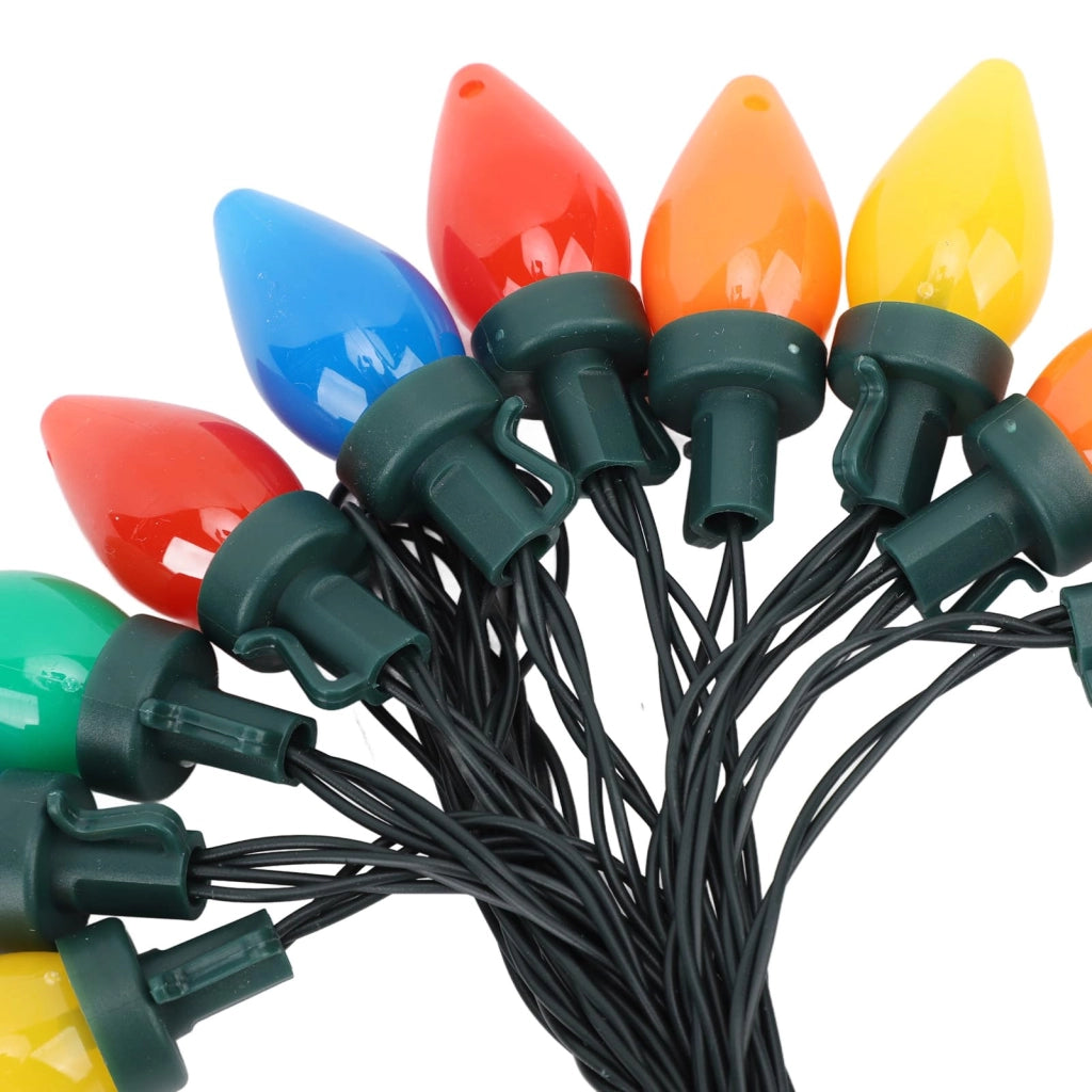 Catena luminosa LED C9 con 20 luci a forma di fragola, lunghezza 4,5 metri, grado di protezione IP44