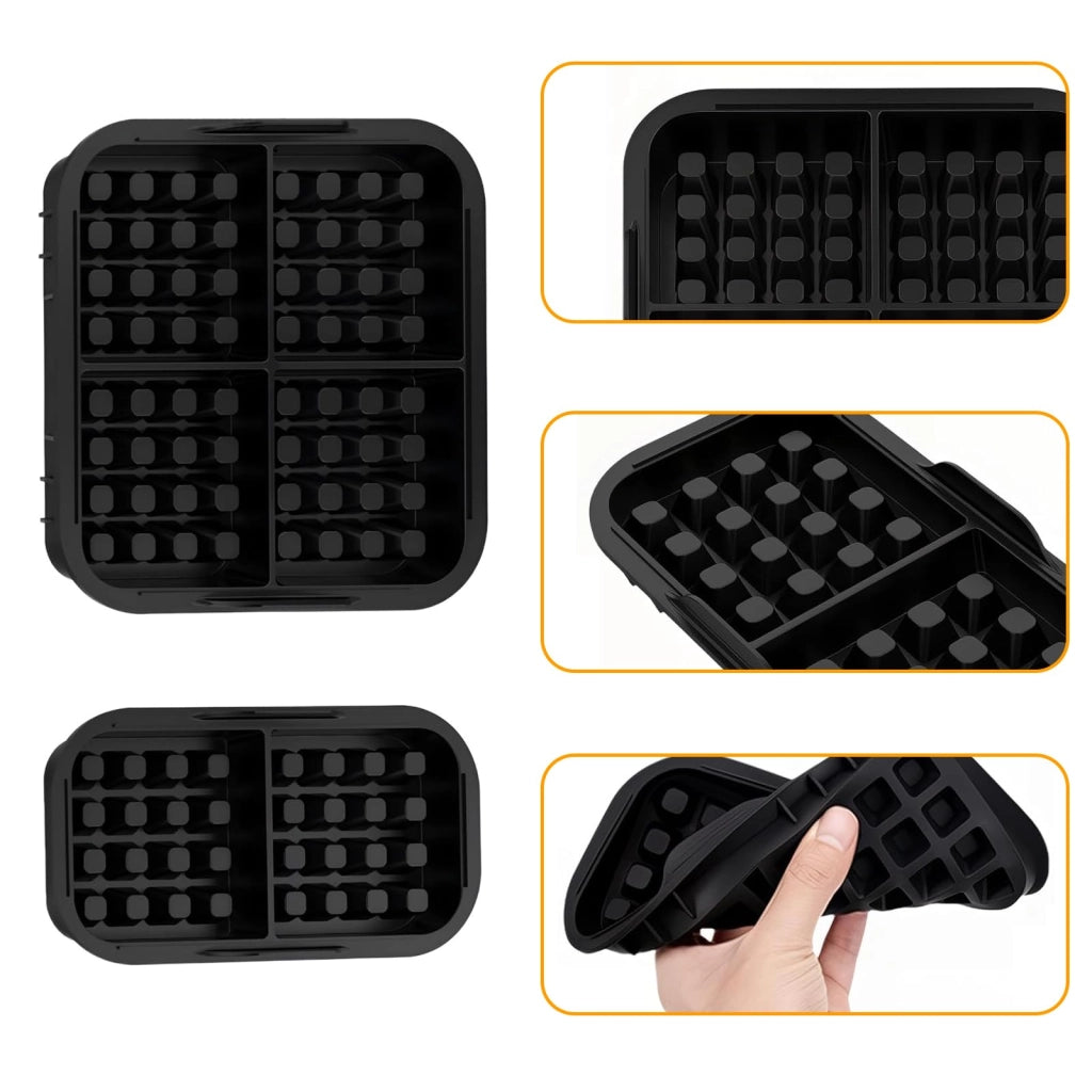 Set di 2 stampi in silicone per waffle, compatibili con Philips Airfryer 3000