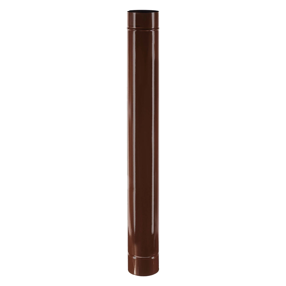 TUBO SMALTATO PER STUFE cm 100 ø 10 marrone