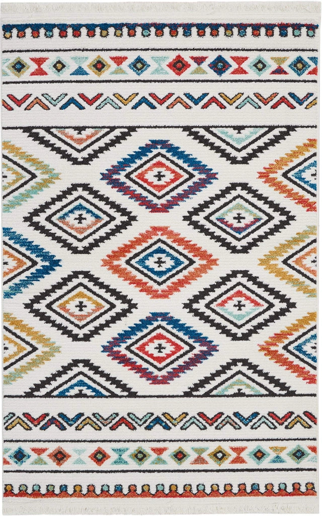 Tappeto, poliestere, 160 cm x 229 cm, avorio