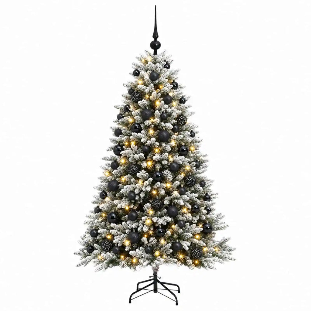 Albero di Natale Artificiale con Palline 210 cm 300 LED 3466448