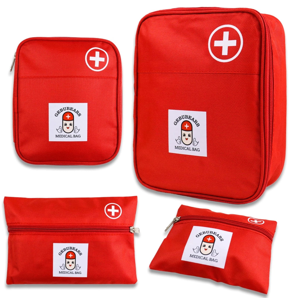 Set di 4 tasche mediche, realizzate in tessuto Oxford, impermeabili e con ampia capacità