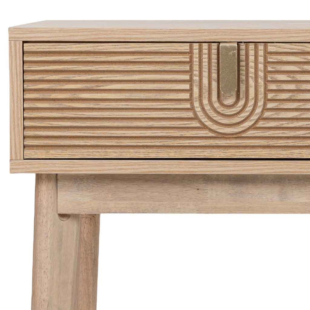 Ingresso in legno marrone 100x40,5x77h cm