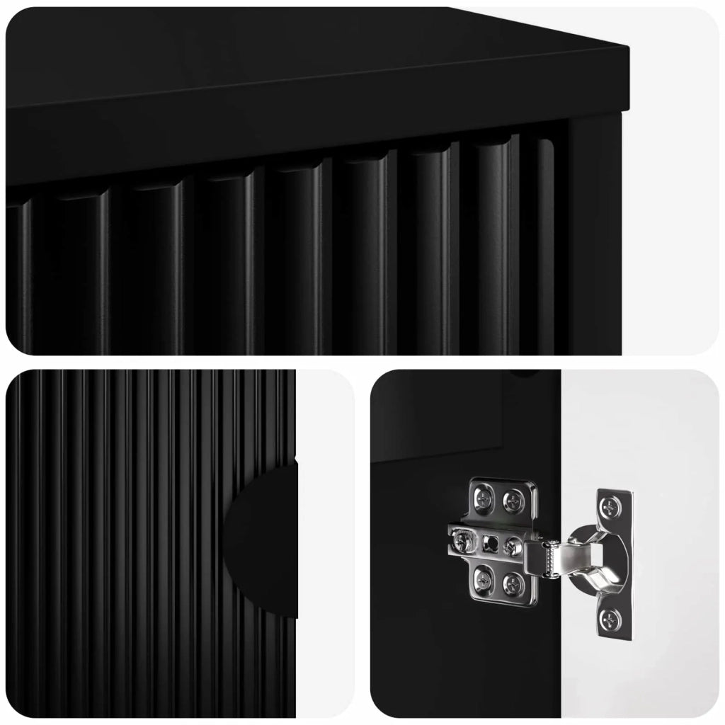 Credenza VENRAY Nero 66 x 33 x 77,5 cm Legno ingegnerizzato 8019983