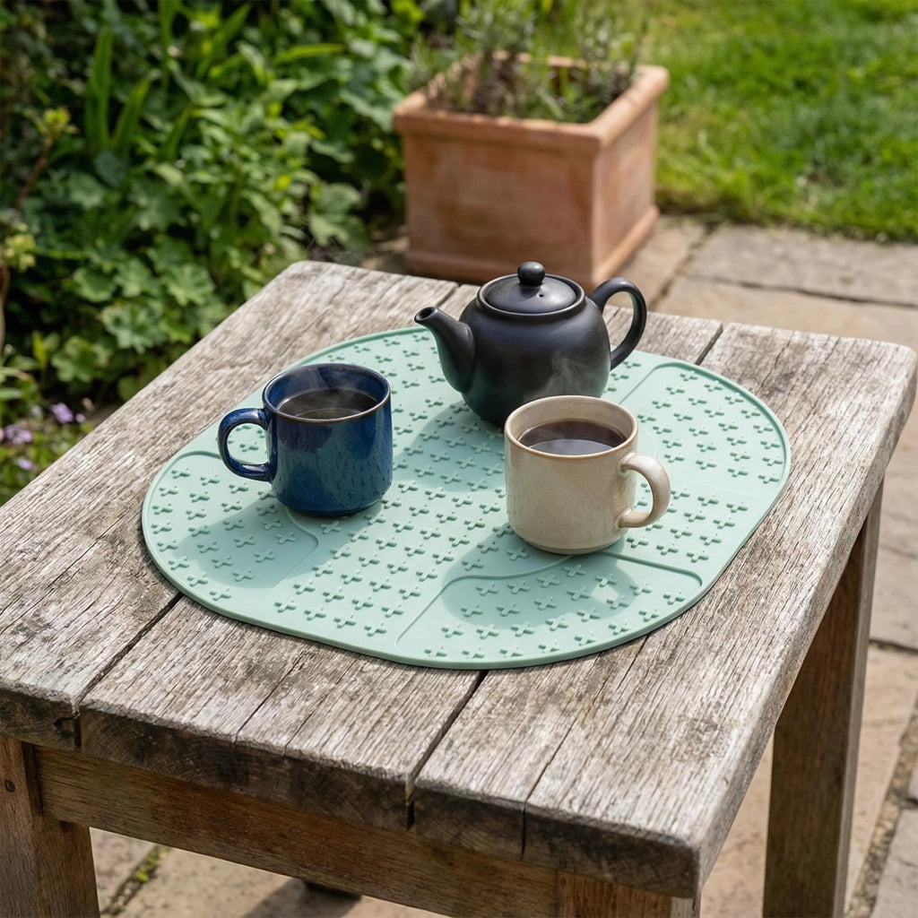 Tappetino in silicone per friggitrice ad aria, 26x26 cm, resistente al calore, antiscivolo