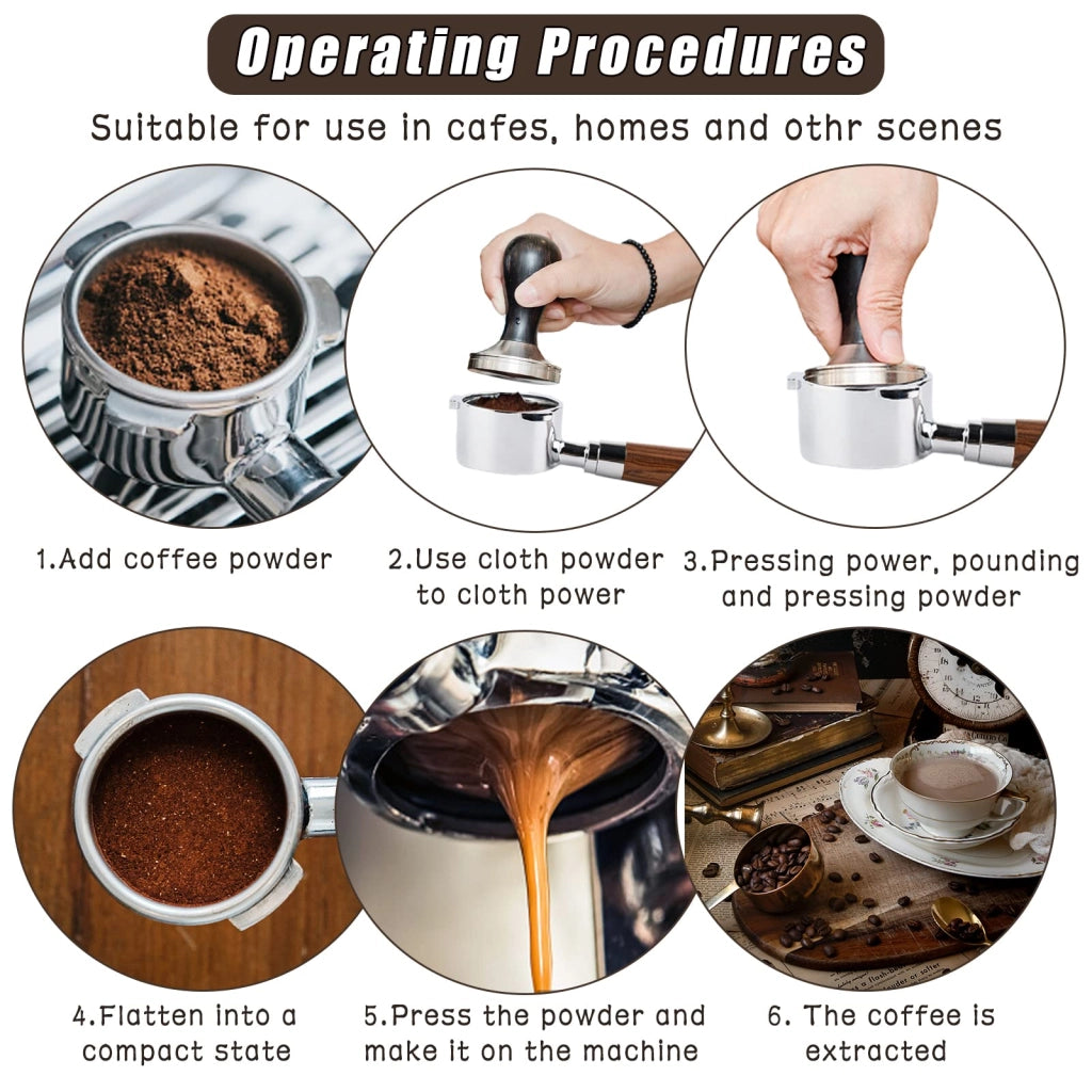 Portafiltro universale da 51 mm, con 3 orecchie, compatibile con le macchine da caffè Delonghi EC680/EC685