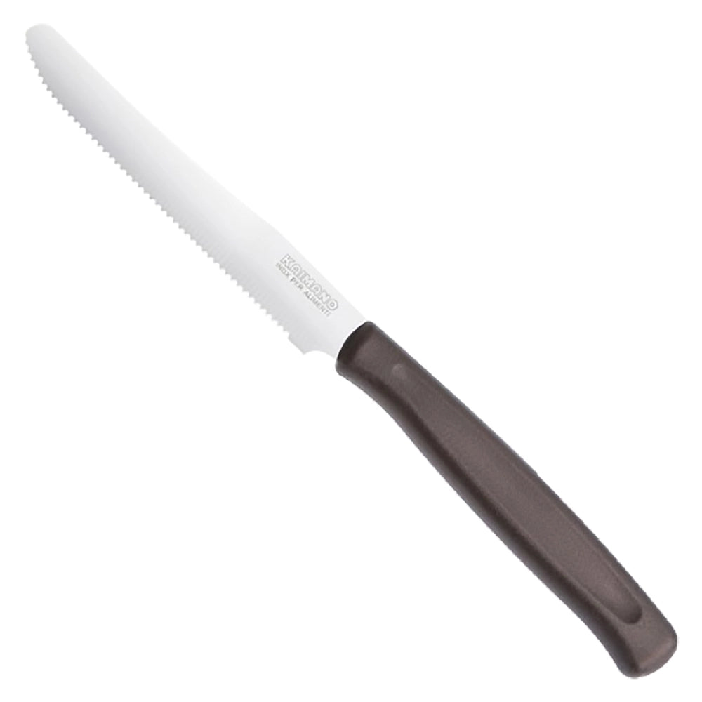 COLTELLO DA TAVOLA SEGHETTATO manico blu navy