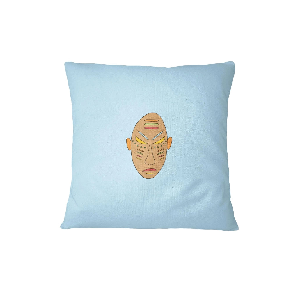 Custodia per cuscino, 45x45 cm, azzurra, in poliestere, con cerniera