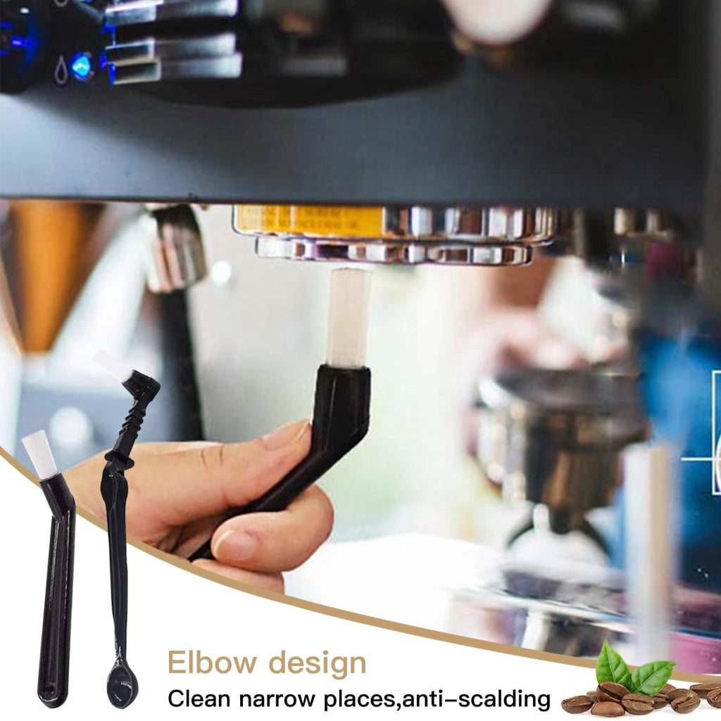 Kit per la pulizia delle macchine da caffè, con 4 spazzole per macchine espresso e macinini