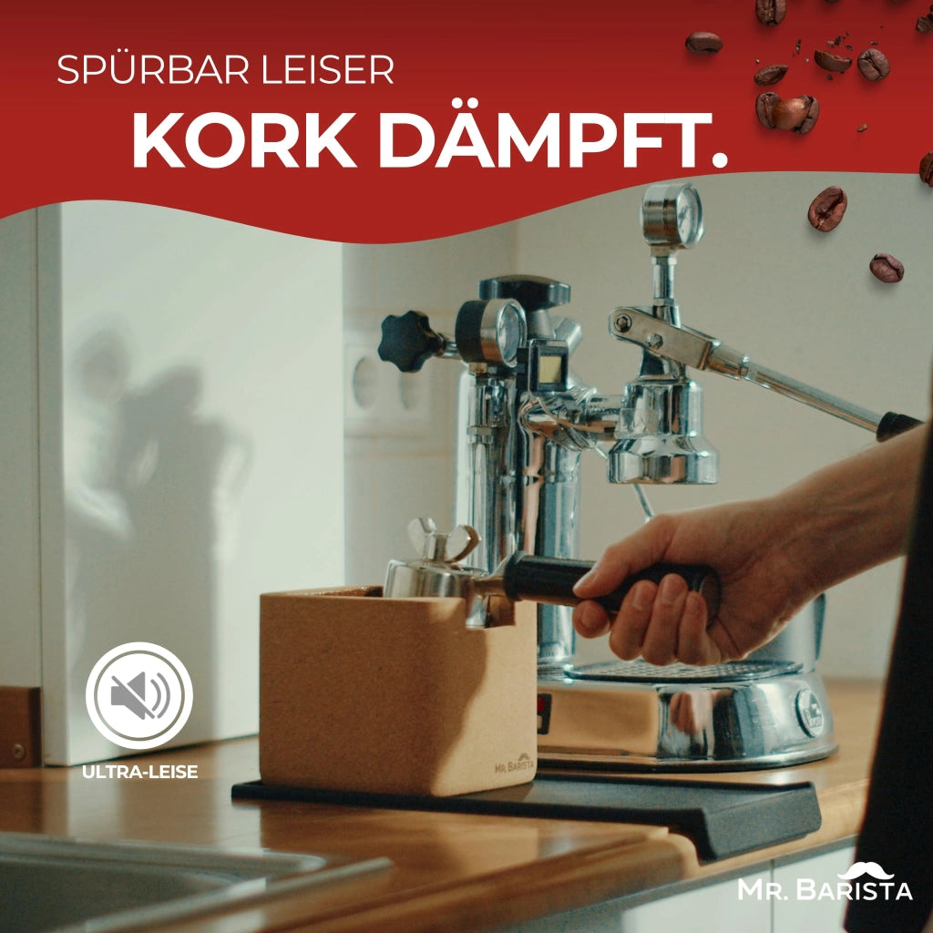 Kork-Knockbox, certificata dimensioni 13x13x11,5 cm, silenziosa, compatta