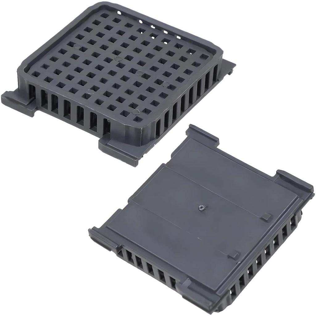 2 filtri a carbone attivo per frigorifero, dimensioni 42x42x10 mm, ricambio
