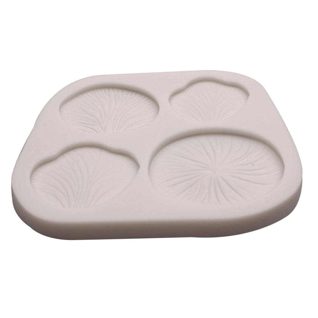 Stampo in silicone a forma di fungo e Ginkgo Biloba, confezione da 2 pezzi, dimensioni 20x11 cm