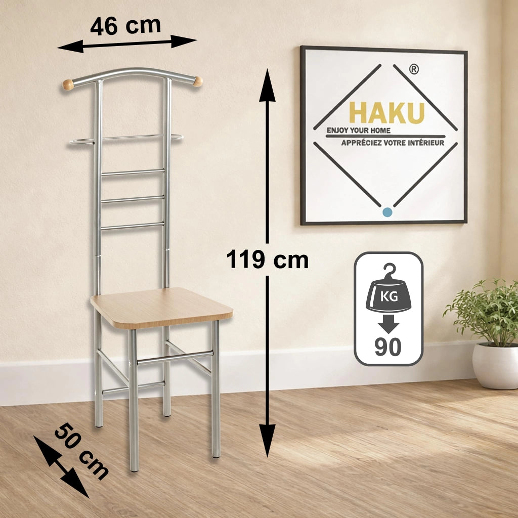 Poltrona per signori, dimensioni: larghezza 46 cm, altezza 119 cm, profondità 50 cm, marca Beuke