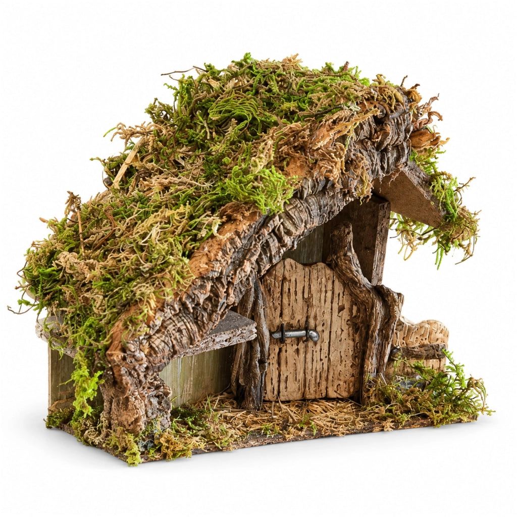 Set per presepe mini compatto con recinzione, dimensioni 27x11x20 cm