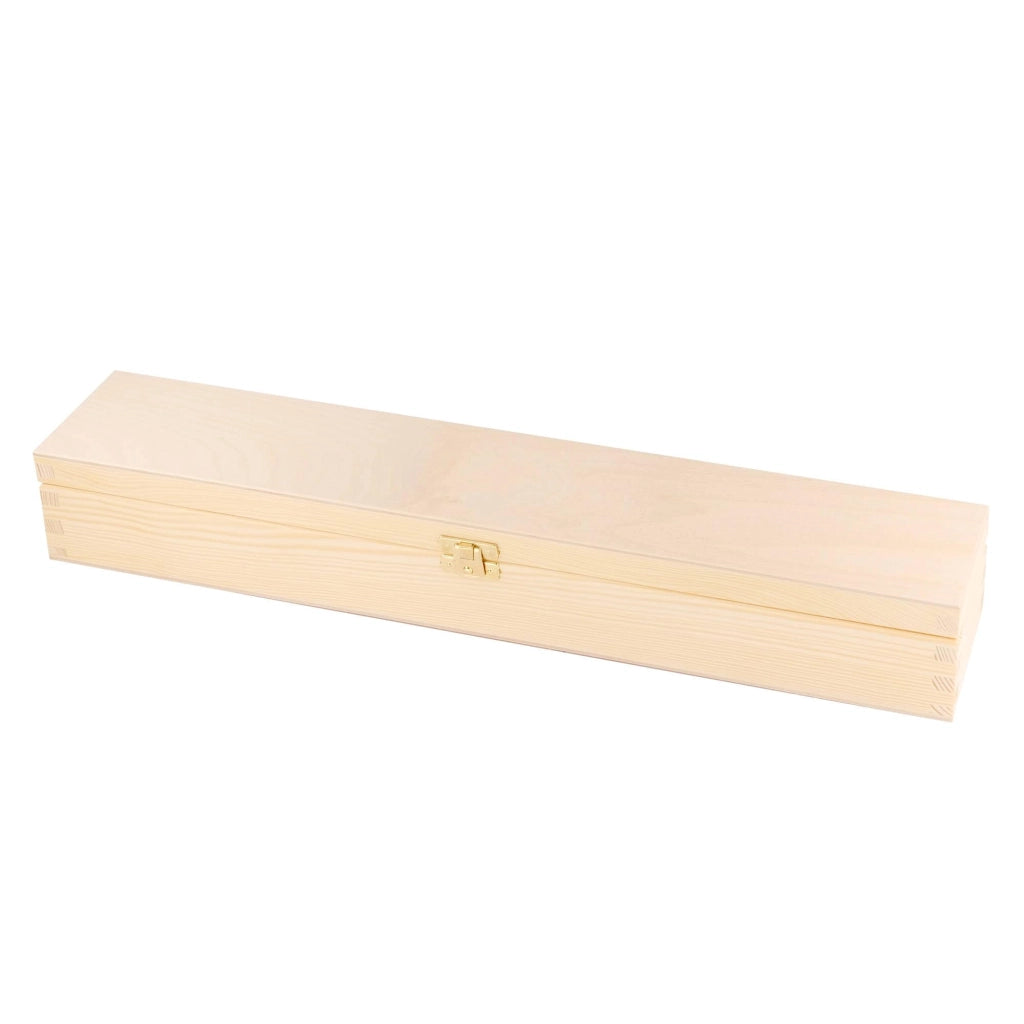 Contenitore in legno per candele, dimensioni 48x7x5,5 cm