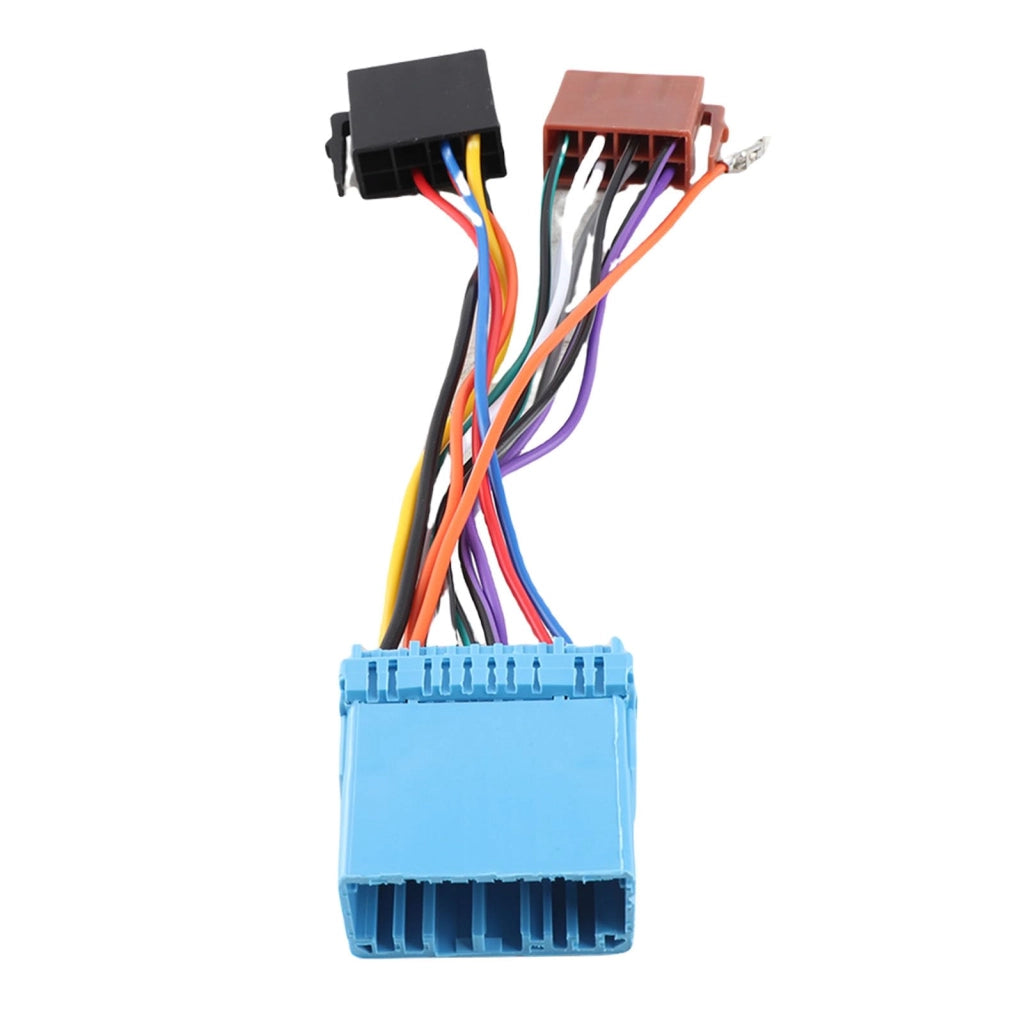 Kit di adattatori per cablaggi radio ISO, 1 pezzo, ABS, colore nero