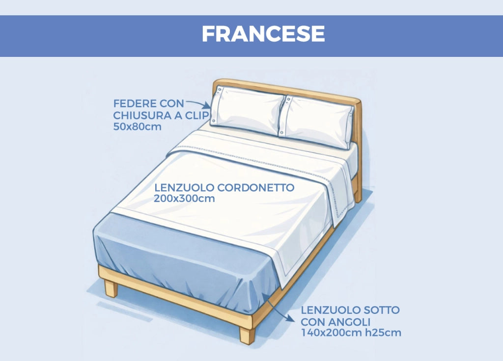 Completo Lenzuola Letto Morbida Flanella 100% Cotone Disegno Mosaico - Francese - Beige