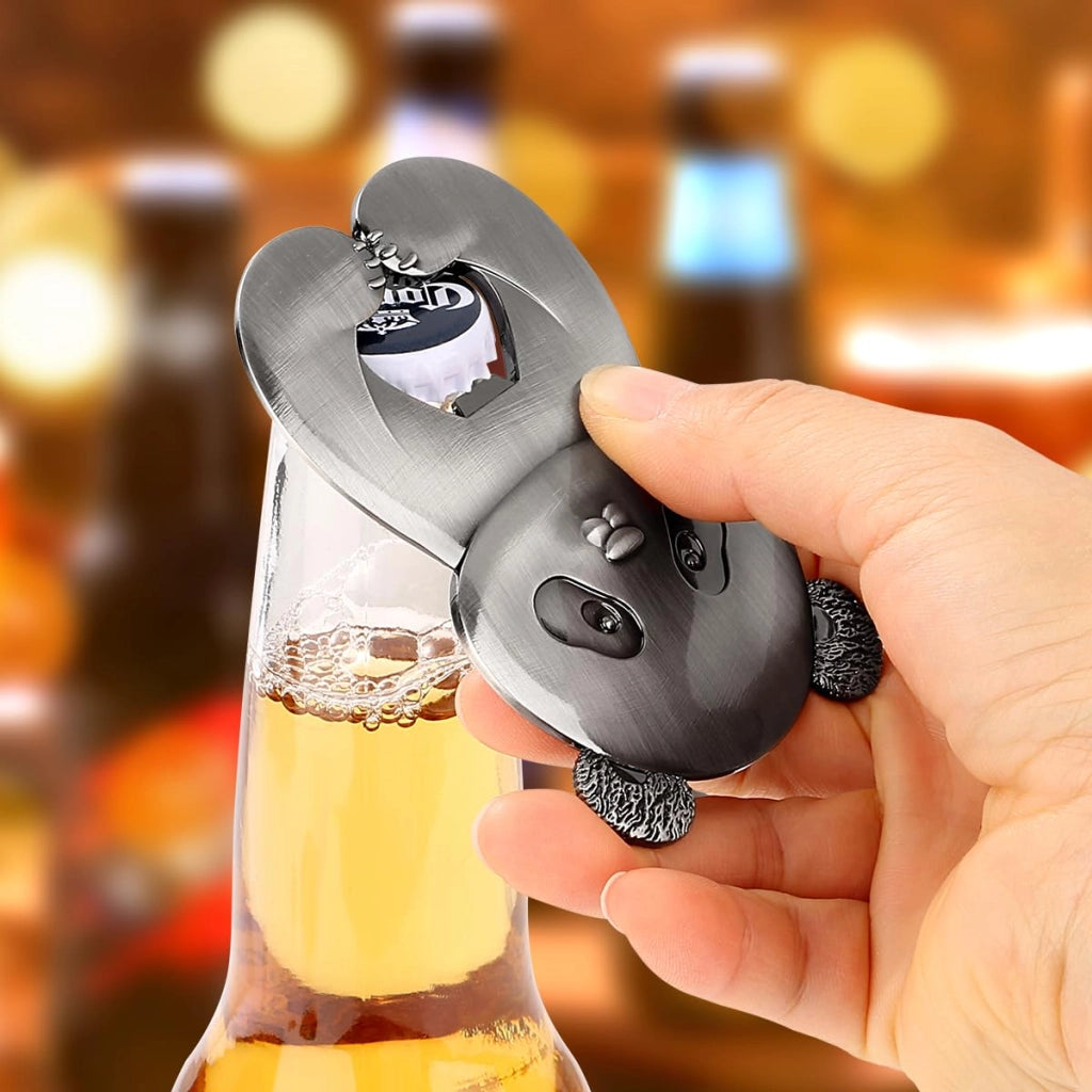 Aperitivo a forma di panda, argento, zinco, 105 g