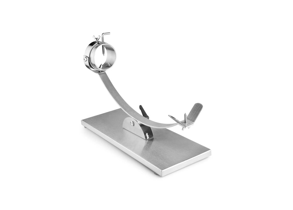 Supporto per prosciutto, acciaio inossidabile, 50x18x20,5 cm, girevole