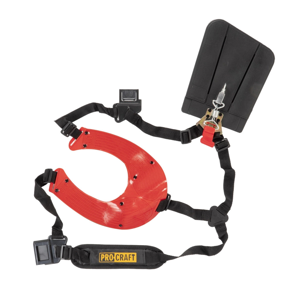 Imbracatura doppia per decespugliatore Procraft 1E40F-20SH/CH, spallaccio rigido e sgancio rapido