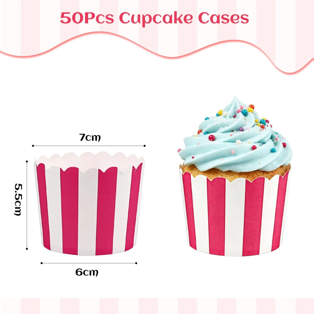 160 formine colorate per muffin, formine mini-cupcake, di cui 50 rosse