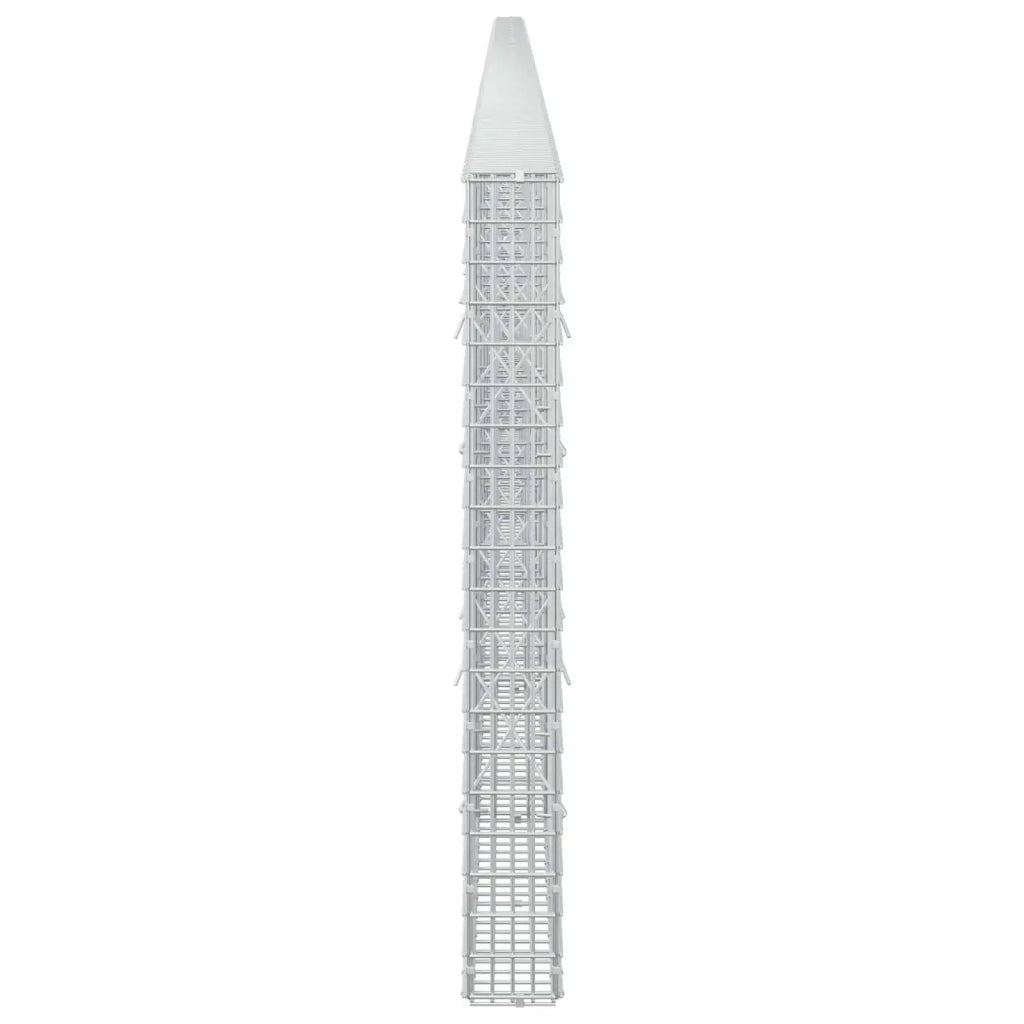 Gabione con Filo da 5 mm e Rete da 5x2,5 cm 1150x10x100 cm 3463505