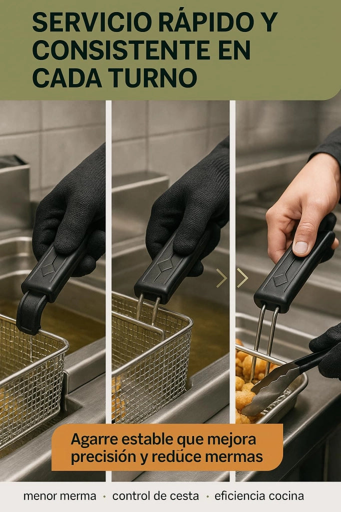 Maniglia per friggitrice, compatibile con il modello Movilfrit P 907080, realizzata in plastica