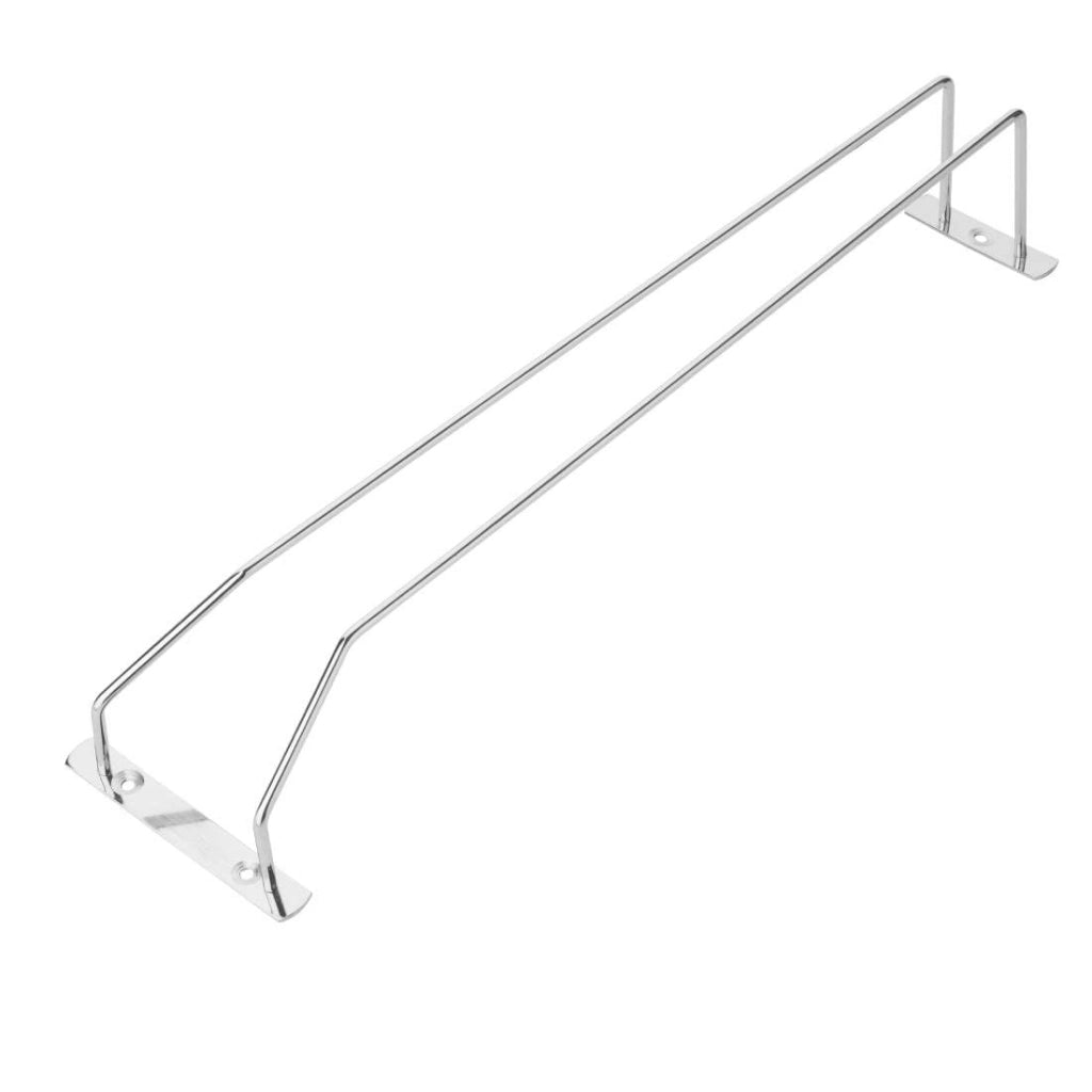 Portabicchieri cromati da incasso, lunghezza 406 mm