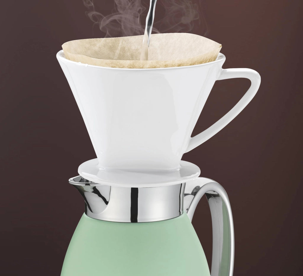 Borraccia termica da 1 litro, acciaio inossidabile, color verde menta, con isolamento sottovuoto