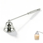 Spegni candele in acciaio inossidabile, 20 cm, colore argento, 60 g