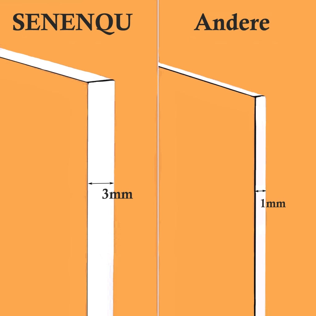 Pannelli in acrilico A4, 6 pezzi, trasparenti, spessore 3 mm, dimensioni 297x210 mm
