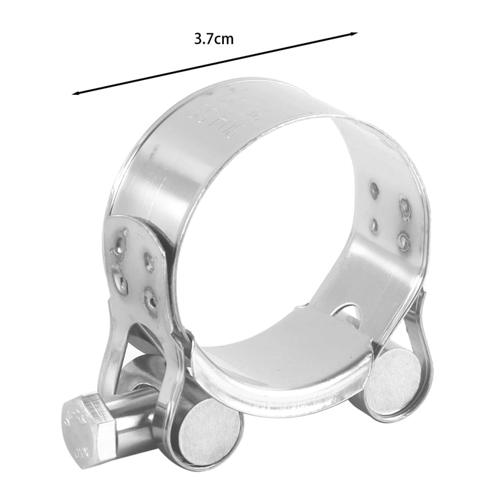 Fascette stringitubo da 36-39 mm, confezione da 4, in acciaio inossidabile, larghezza 20 mm