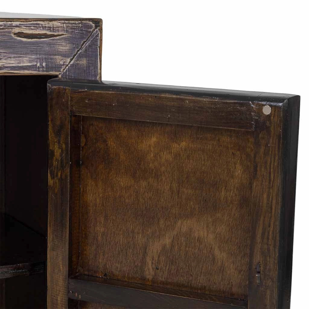 Credenza in legno blu 150x40x75h cm