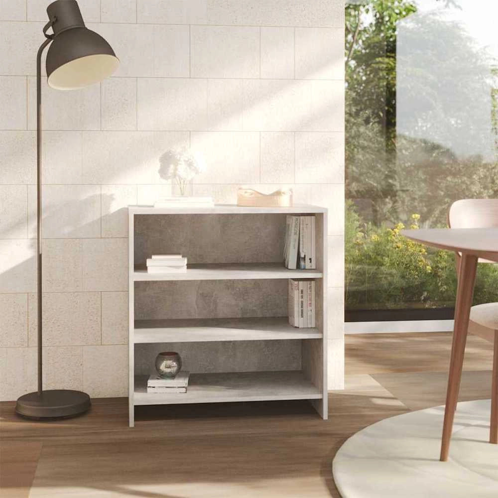 Credenza Grigio Cemento 70x40,5x75 cm in Truciolato