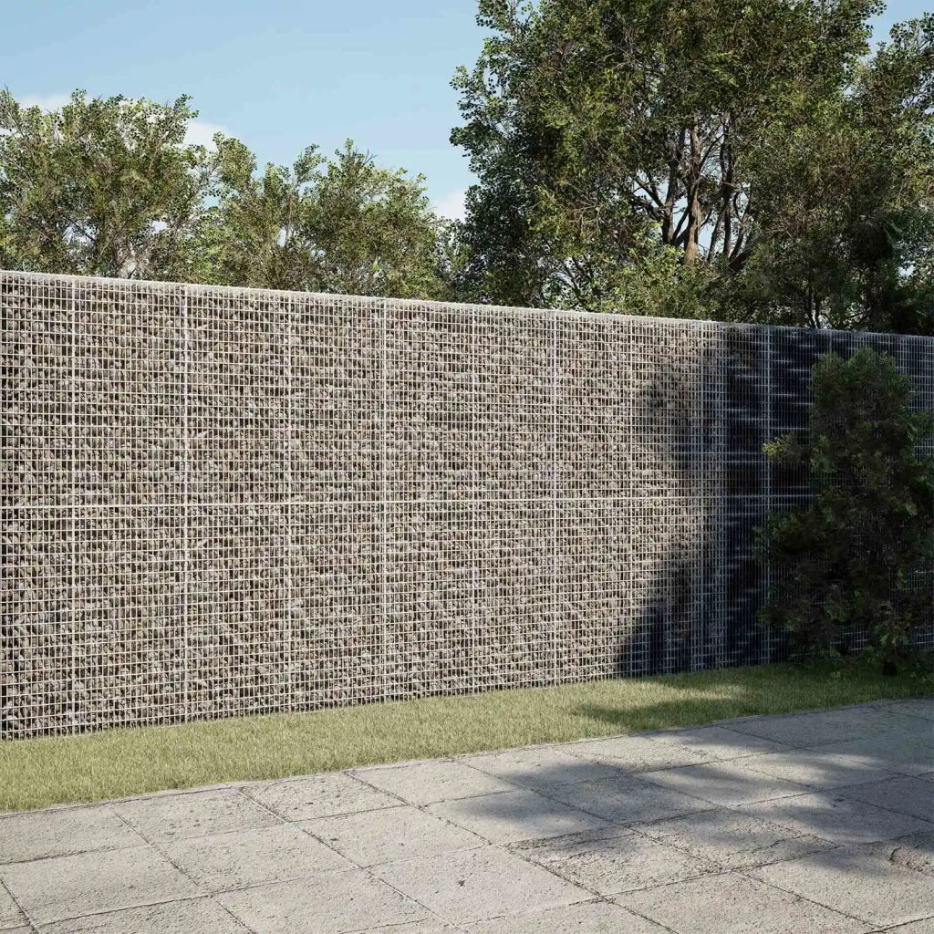 Gabione con Filo da 5 mm e Rete da 5x2,5 cm 450x10x200 cm 3463539