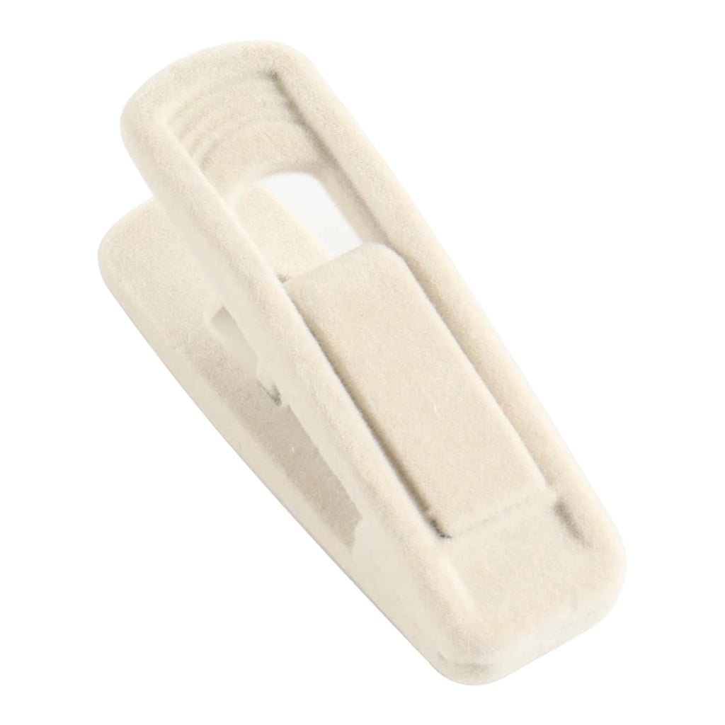 Ganci appendiabiti, 20 pezzi, color beige, 7 cm, morbidi, in ABS