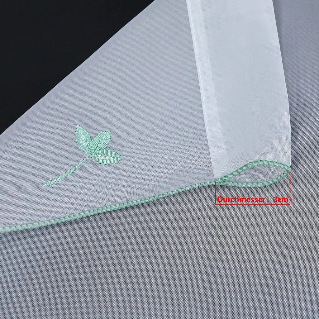 Tende leggere con motivo a gufi, colore verde, dimensioni 40x90 cm, confezione da 2 pezzi.