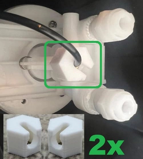 Confezione da 2 bombole di ricambio bianche per tubi di CO2, compatibili con SodaStream
