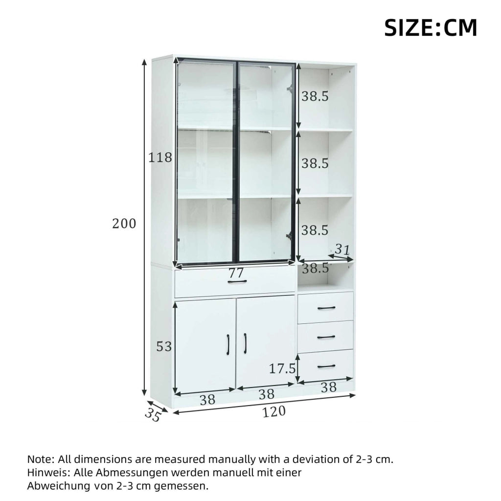 Letto contenitore 120x35 cm con LED; USB/Type-C; cassetti; Particle Board; bianco – SuerZaro
