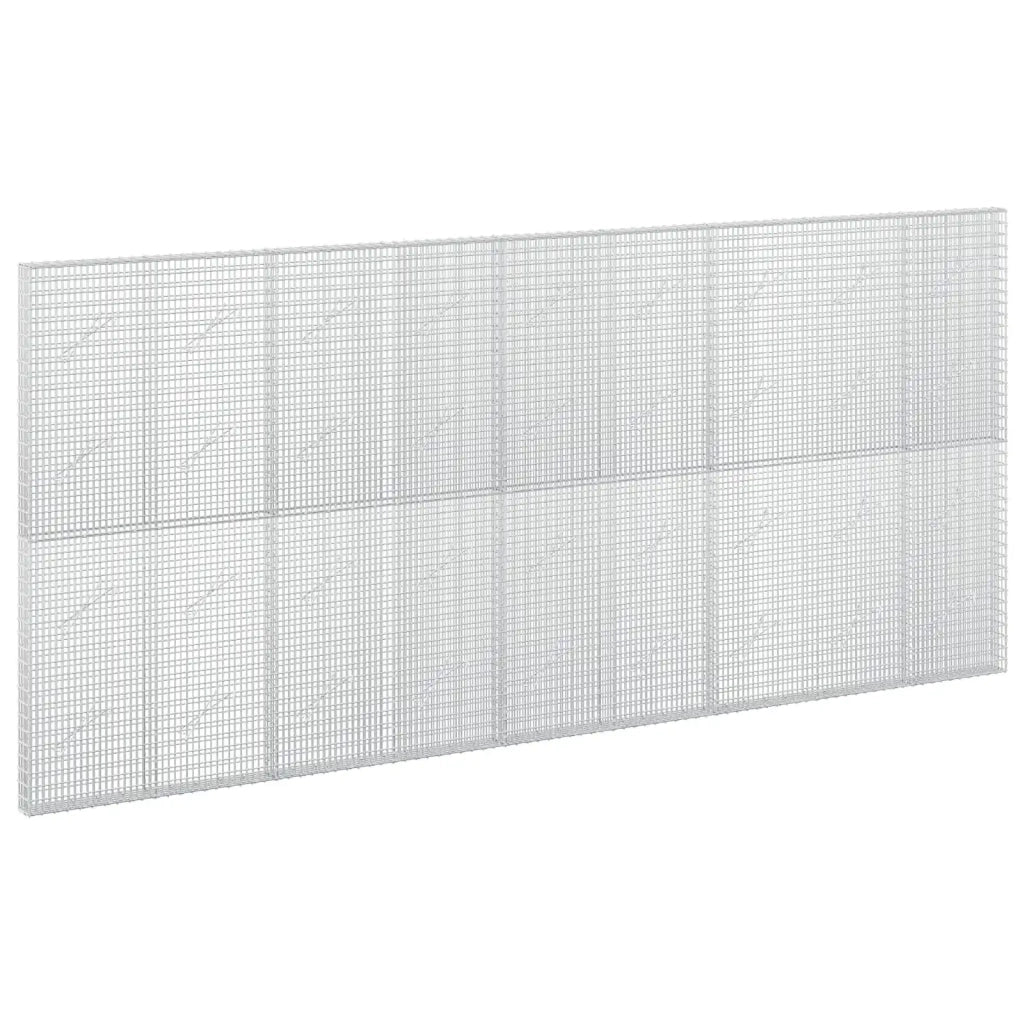 Gabione con Filo da 5 mm e Rete da 5x2,5 cm 450x10x200 cm 3463539