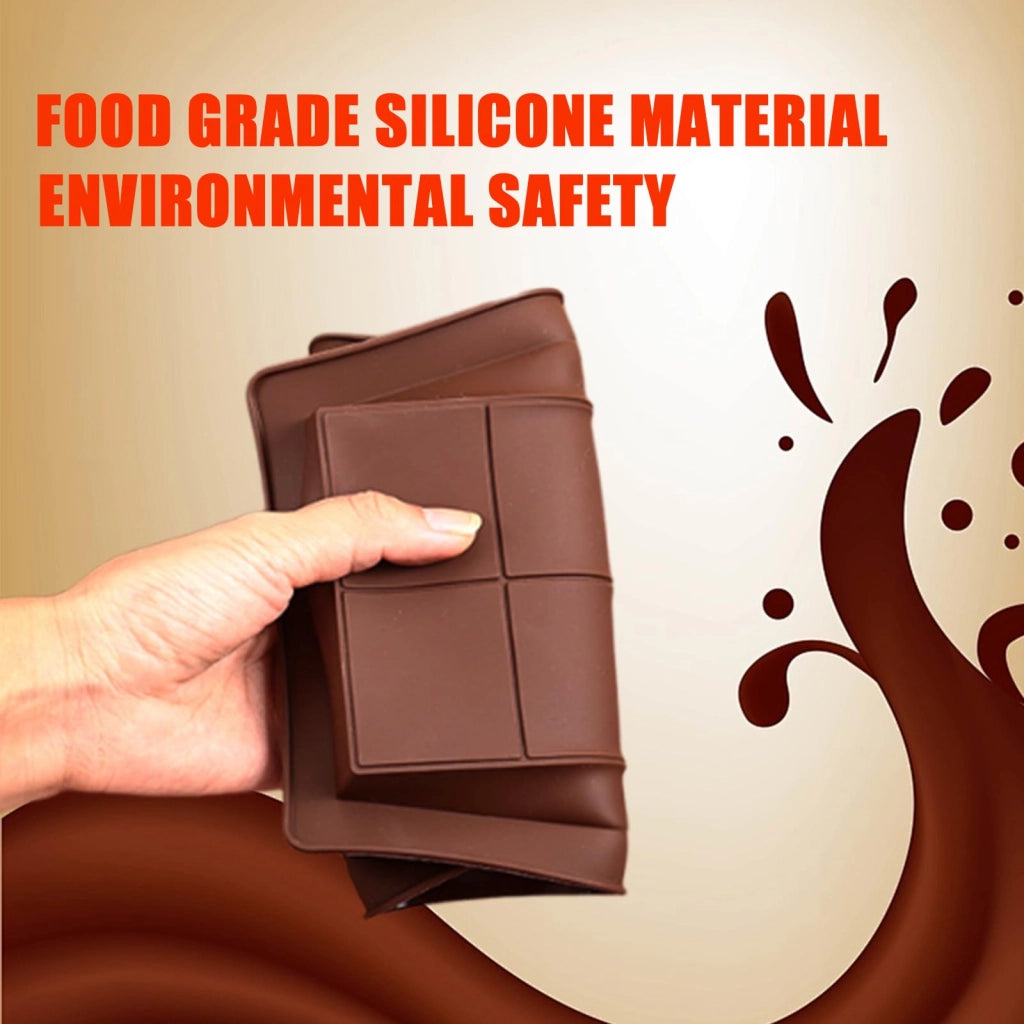 2 stampi in silicone 2-in-1 per cioccolato, dimensioni 21x19x2,5 cm