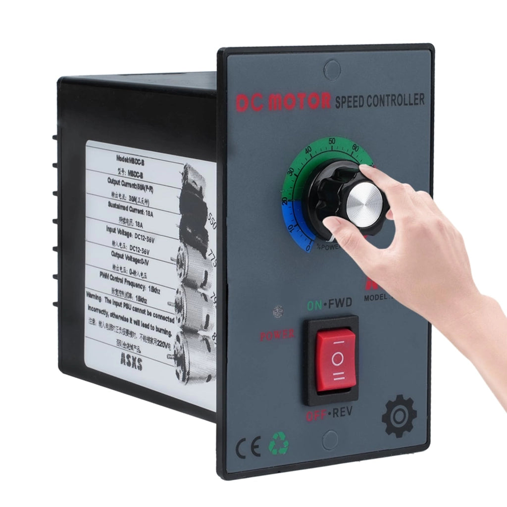 Regolatore di velocità per motori DC, 12-60V, 30A, compatibile con motori 550/775/795/895