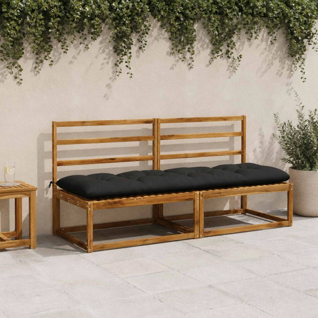 Cuscino per panchina VIANEN 100% Poliestere Nero 953220