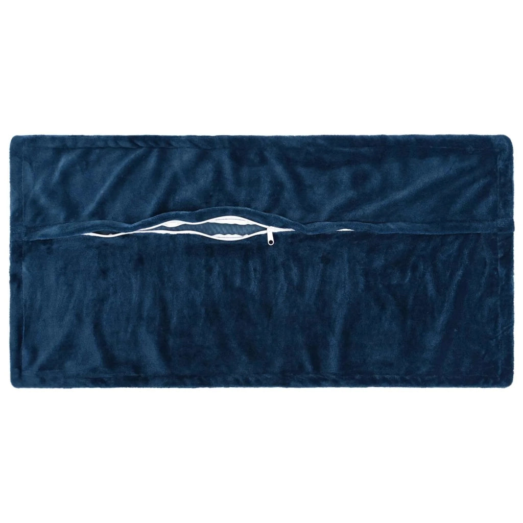 Federa 2 pz HOUTEN Blu navy 40 x 70 cm Flanella 917980