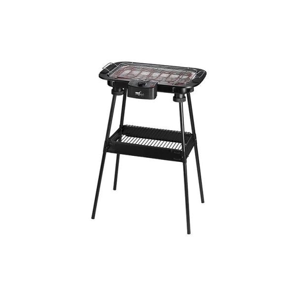 Melchioni Barbecue Elettrico Con Piedistallo 38x22cm 2000w Nero