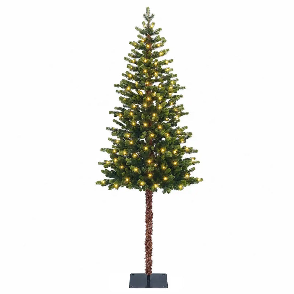 Albero di Natale Artificiale con Rami Pieghevoli 150 cm 150 LED 3465508