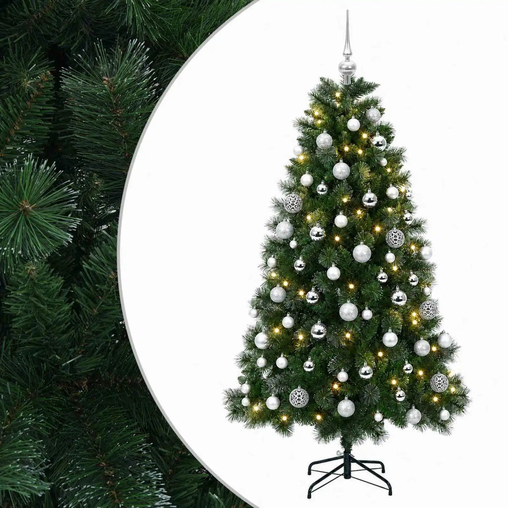 Albero di Natale artificiale con palline 240 cm 300 LED 3461314